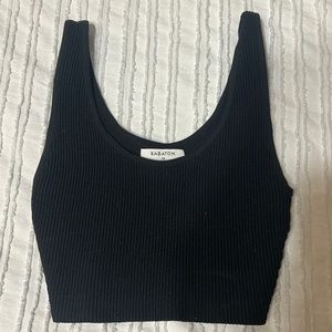 Babaton Black Crop Tank
